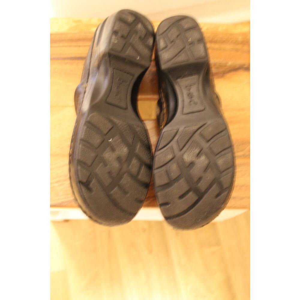 Women's Born BOC Peggy Black Leather Clogs Size 8.5 Mule - Picture 8 of 8